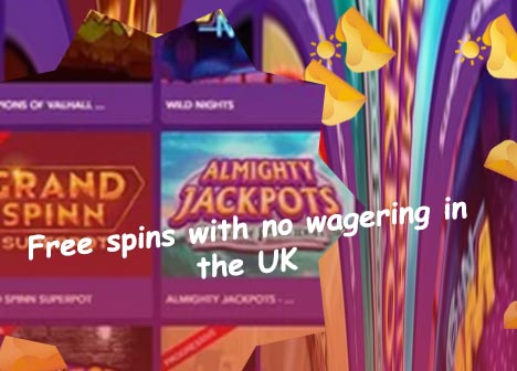 Free spins no wagering casino