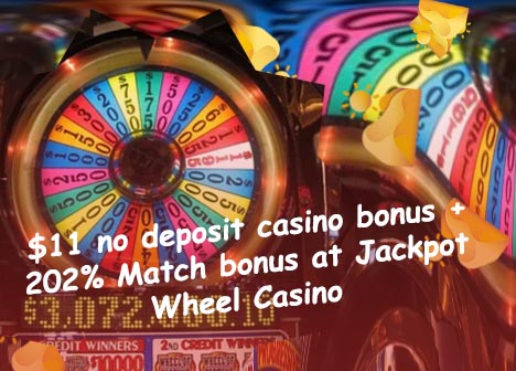 No deposit bonus jackpot wheel