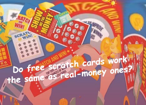 Win real money for free on a scratch card
